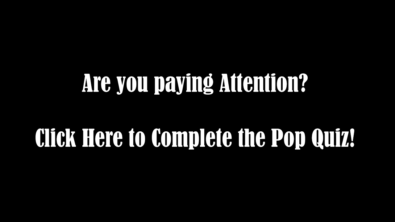 Pop Quiz